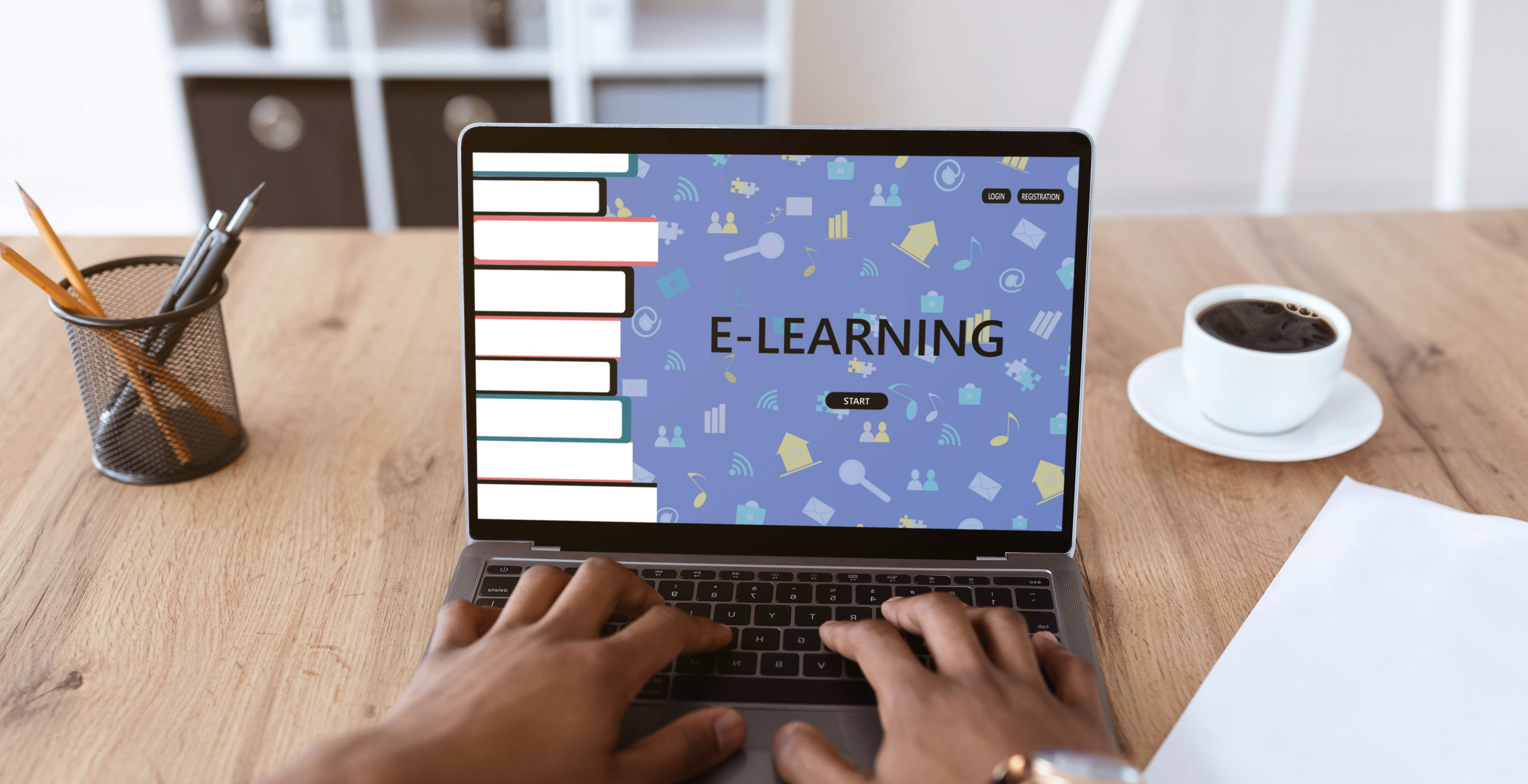 Ambiente educacional acessível com recursos digitais, dados e design instrucional