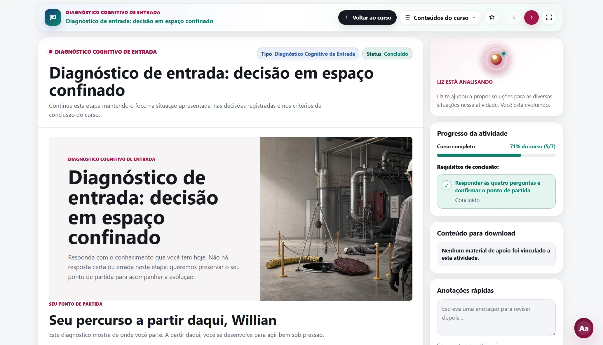 Diagnóstico Cognitivo de Entrada: Configuración en Moodle